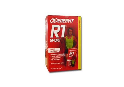 Enervit R1 sport limone integratore per l'attività sportiva 10 bustine