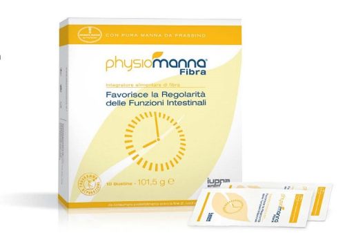 Physiomanna Fibra integratore per la regolarità delle funzioni intestinali 10 bustine