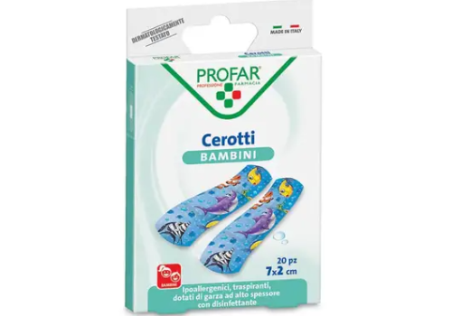 Profar cerotti per bimbi 7 x 2cm 20 pezzi