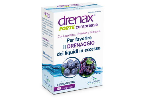Drenax Forte Mirtillo per il drenaggio dei liquidi corporei 60 capsule