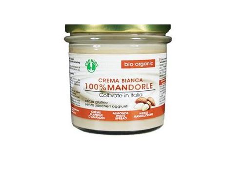 Probios crema di mandorle bianche 100% senza glutine 200 grammi