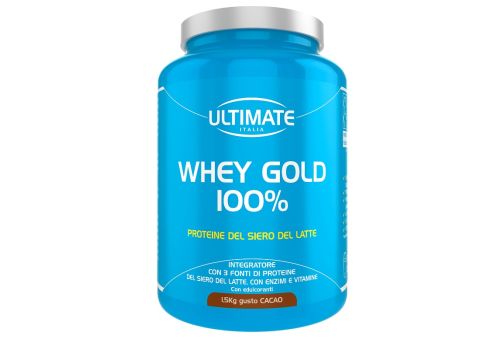 Ultimate whey gold100 cacao integratore proteico per sportivi 1,5kg