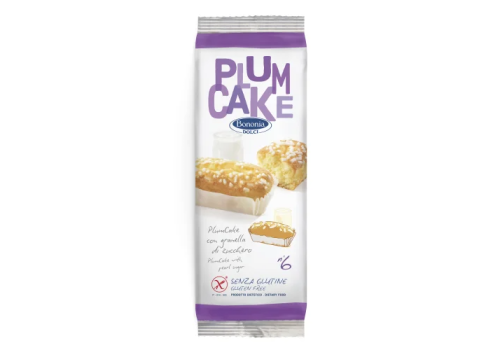 Bononia plumcake con granella di zucchero senza glutine 6 x 45  grammi