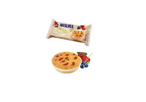 Misura Privolat tortine alla ciliegia lievitazione naturale senza latte e uova 6 pezzi 290 grammi