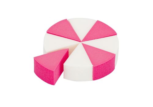 Beautytime spugnette a cuneo professionali per fondotinta 8 pezzi