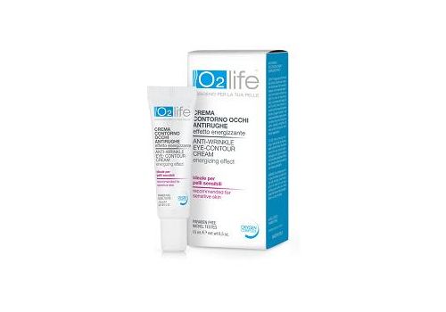 O2life crema occhi antirughe idratante 15ml