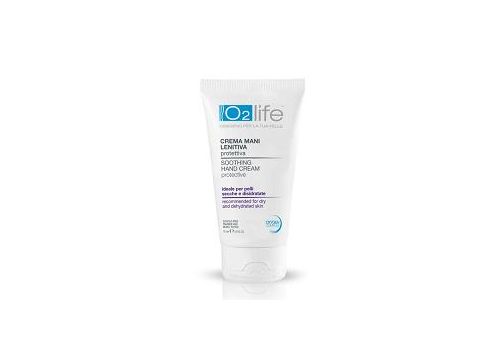 O2life crema mani lenitiva e protettiva ideale per pelli secche e disidratate 75ml