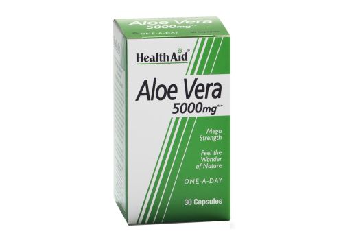 Aloe Vera 5000mg integratore per il sistema digerente 30 capsule molli