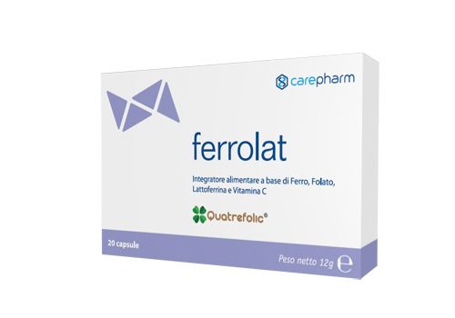 Ferrolat integratore a base di ferro 20 capsule