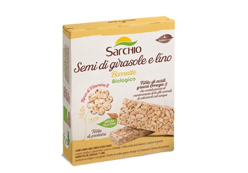 Sarchio sarrette semi di girasole e lino senza glutine 4 x 20 grammi