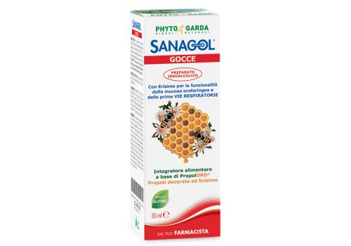 Sanagol integratore a base di Propoli per le prime vie respiratorie gocce orali 30ml