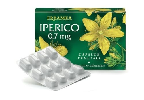 Iperico 0,7mg integratore ad azione tonica e per il benessere del sistema nervoso 36 capsule