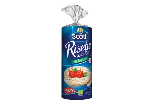 Scotti risette croccanti 100% riso senza glutine 150 grammi