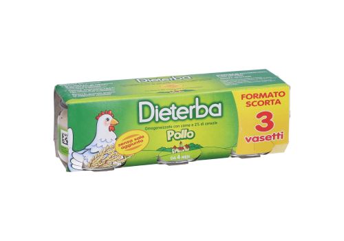 Dieterba pollo omogeneizzato 3 x 80 grammi