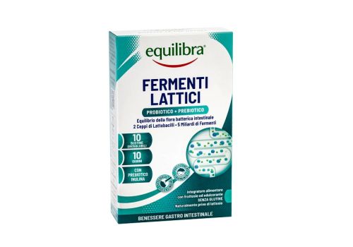 Fermenti lattici integratore per l'equilibrio della flora intestinale 10 bustine orosolubili