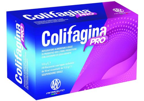 Colifagina Pro integratore a base di probiotici con fibre 10 flaconcini 10ml