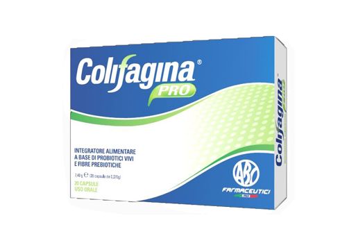 Colifagina Pro integratore a base di probiotici con fibre 20 capsule