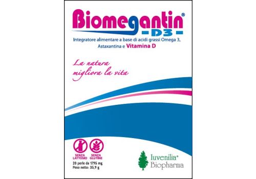 Biomegantin D3 integratore per la funzione visiva 20 perle