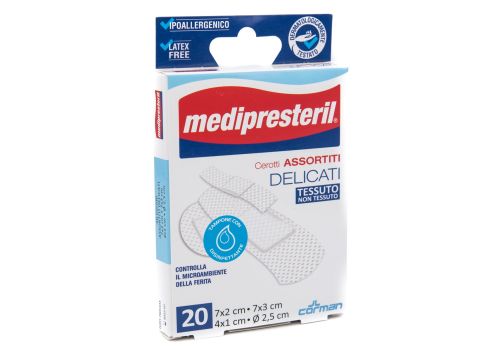 MEDIPRESTERIL CEROTTI DELICATI ASSORTITI 20PZ