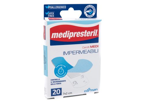 MEDIPRESTERIL CEROTTI IMPERMEABILI MEDI 7x2 CM 20PZ