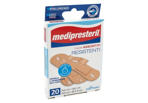 MEDIPRESTERIL CEROTTI ASSORTITI RESISTENTI 20PZ