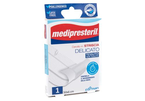 MEDIPRESTERIL CEROTTO IN STRISCIA DELICATO 6X50 CM