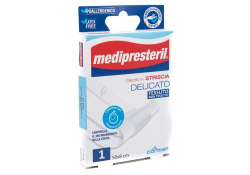 MEDIPRESTERIL CEROTTO IN STRISCIA DELICATO 8x50 CM