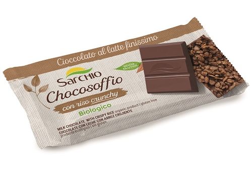 Chocosoffio cioccolato a latte senza glutine 25 grammi
