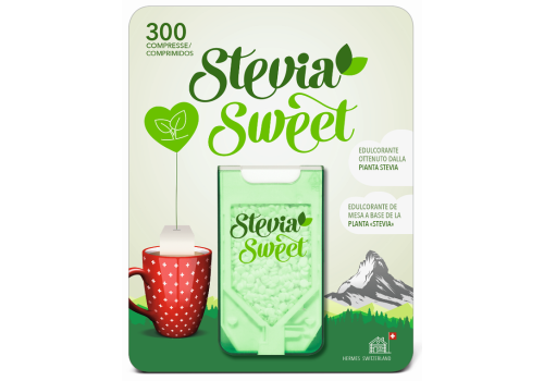 HERMESETAS STEVIA 300CPR
