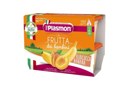 Plasmon Sapori di Natura albicocca banana omogeneizzato 4 x 100 grammi
