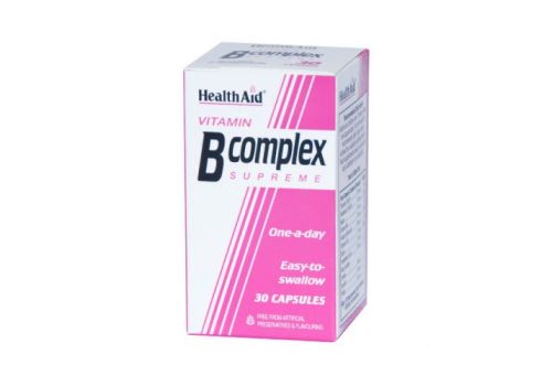 Vitamin B Complex Supreme integratore per stanchezza e metabolismo energetico 30 capsule