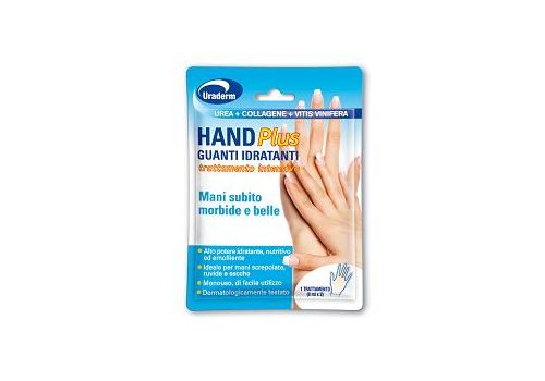 Uraderm Hand Plus guanti idratanti monouso 2 pezzi