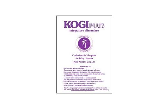 Kogi Plus integratore per il colesterolo 24 capsule
