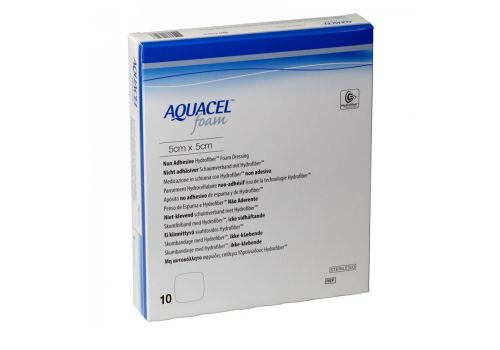 Aquacel Foam medicazione non adesiva 5 x 5cm 10 pezzi