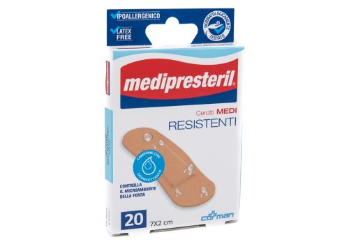 MEDIPRESTERIL CEROTTI RESISTENTI MEDI 7x2 CM 20PZ