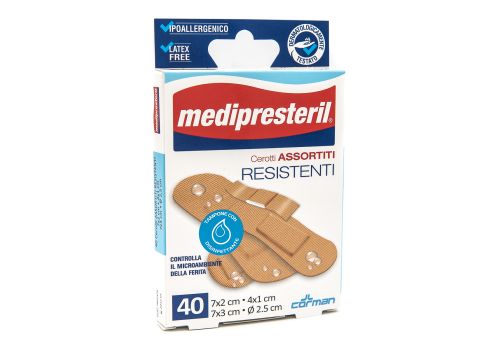 MEDIPRESTERIL CEROTTI ASSORTITI RESISTENTI 40PZ