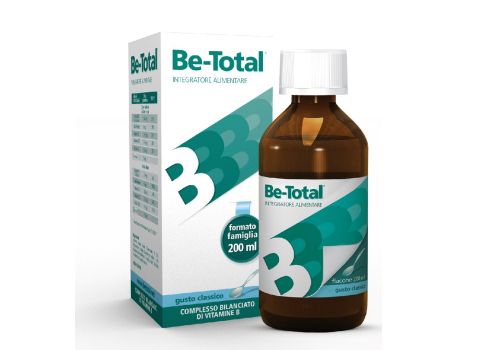 Be-Total Sciroppo Integratore Alimentare Vitamina B Stanchezza Sistema Immunitario Bambini 200 ml