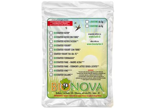 Biostarter kefir d'acqua fermenti per bevanda probiotica frizzante 20 grammi