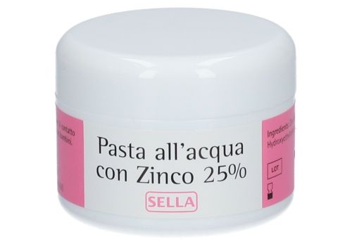 PASTA ACQUA C/ZINCO 25% 100G
