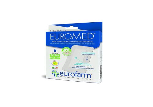Euromed medicazione postoperatorie 15x8cm 6 pezzi