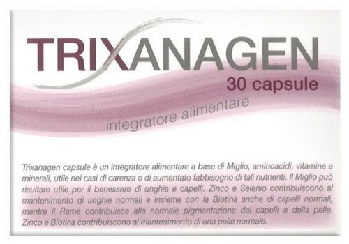 Trixanagen integratore per capelli pelle e unghie 30 capsule