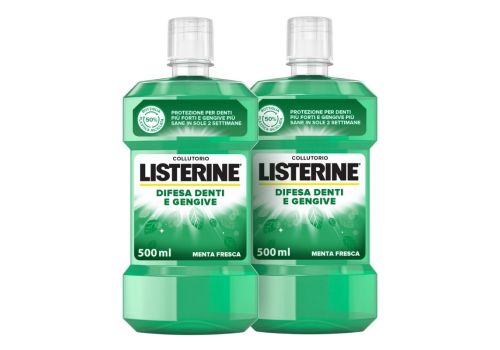 Listerine Difesa Denti e Gengive collutorio 2 x 500ml