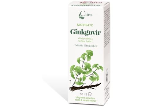 Caira Ginkgovir integratore per la funzione cerebrale macerato glicerico 50ml