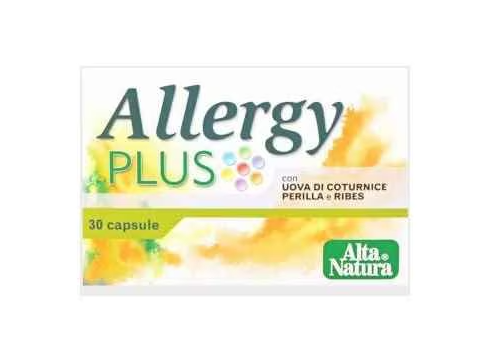 Allergy Plus integratore per le allergie 30 capsule