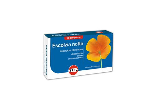 Escolzia notte integratore per il rilassamento 60 compresse