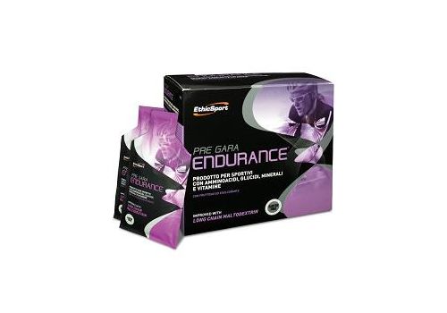 Pre Gara Endurance integratore per sportivi con aminoacidi glucidi minerali e vitamine 20 bustine