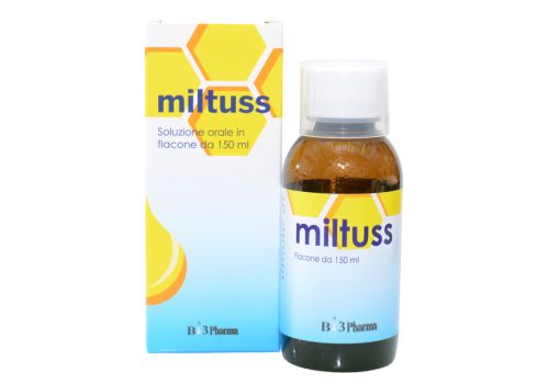 Miltuss integratore per il benessere delle vie respiratorie e la tosse soluzione orale 150ml