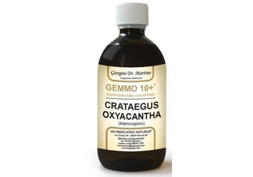 Gemmo 10+ Gemmoderivato concentrato biancospino integratore per il benessere del cuore 500ml