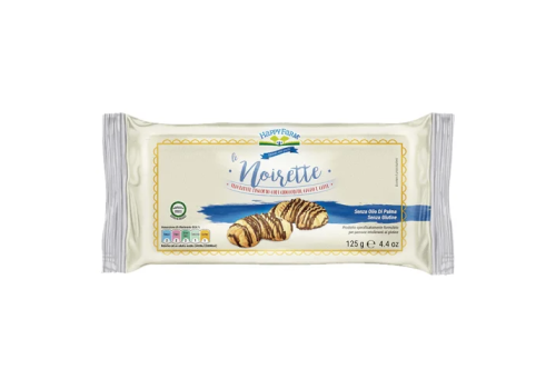 Happy Farm le noirette biscotti al caffè con cioccolato senza glutine 180 grammi