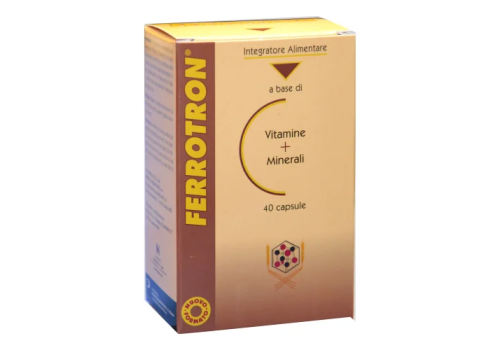 Ferrotron integratore per la carenza di ferro 40 capsule